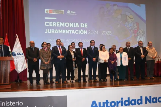 ANA: Renuevan Consejo de Recursos Hídricos de Cuenca Chillón Rímac Lurín 2024-2026